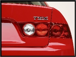 Tył, Logo, Acura TSX, Lampa